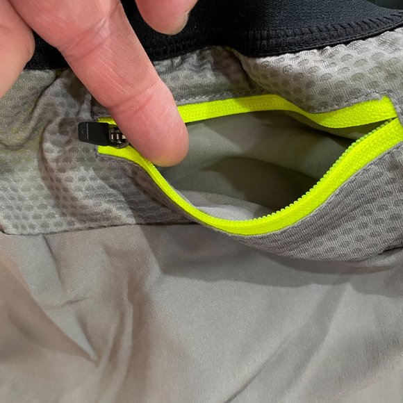 Qualidyne Men's Shorts Gray Green Men's Large Lightweight Exercise Active Wear - Picture 7 of 10